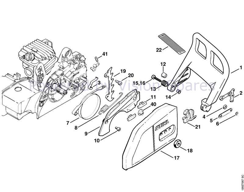 stihl parts diagram 025