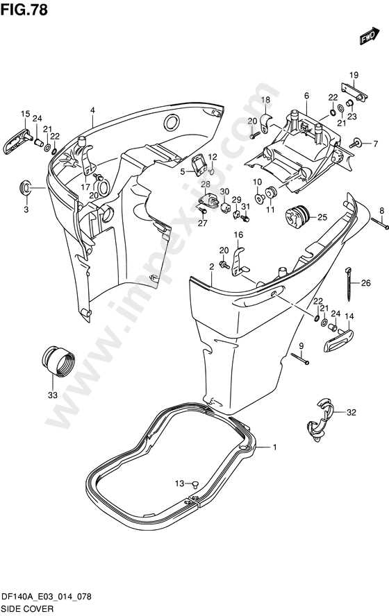 suzuki df140 parts diagram