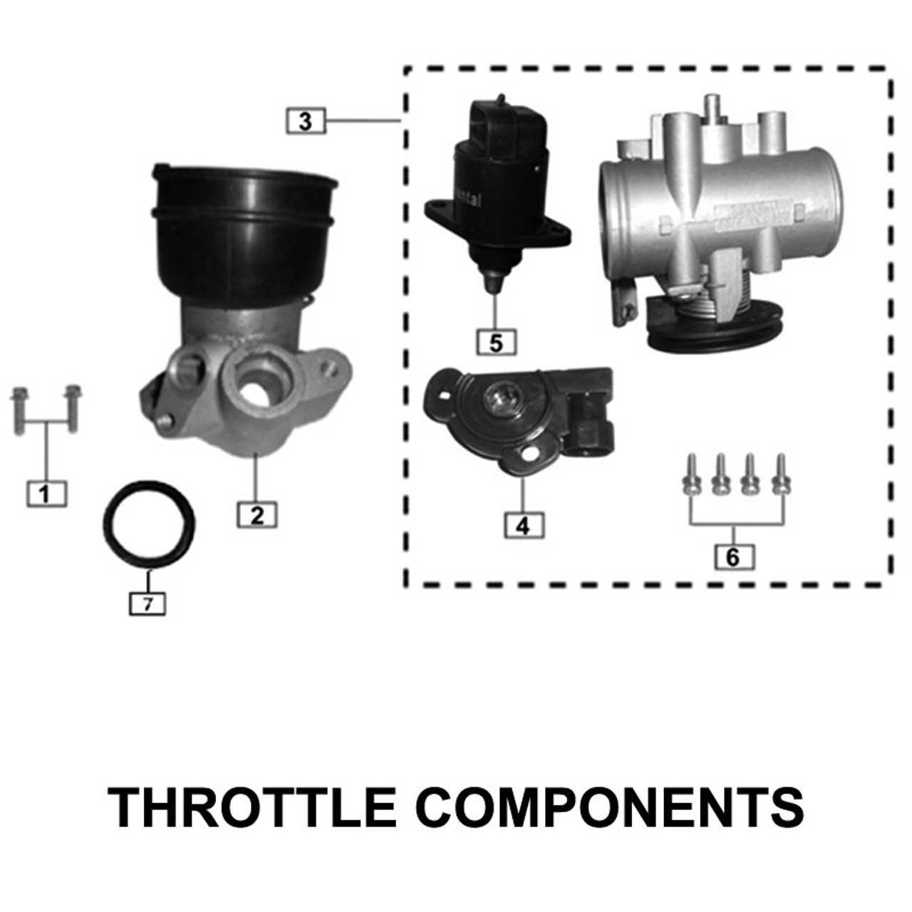 throttle body parts diagram