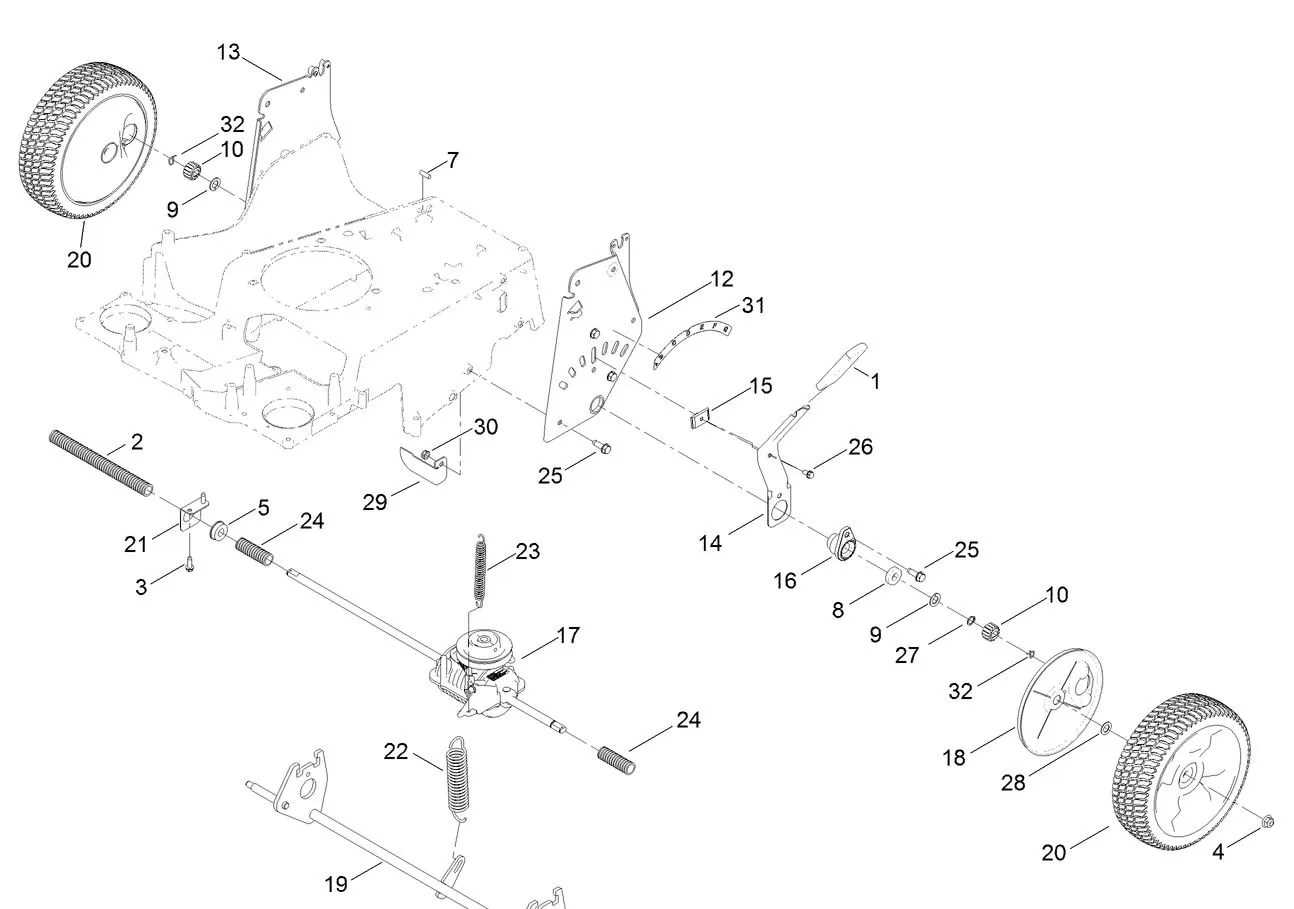 toro timemaster 30 parts diagram