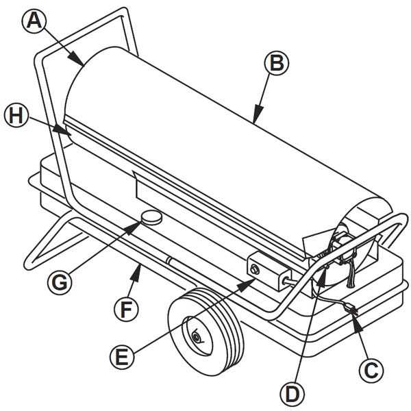 torpedo heater parts diagram