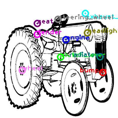 tractor diagram parts