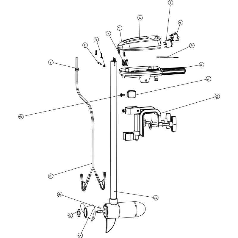 trolling motor parts diagram