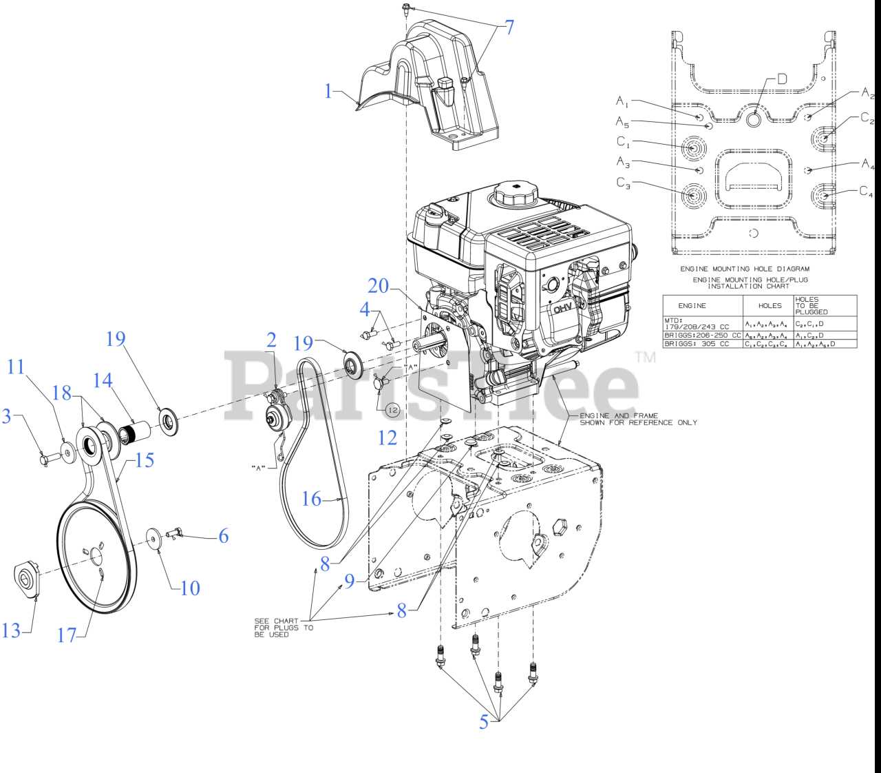 troy bilt storm 2620 parts diagram