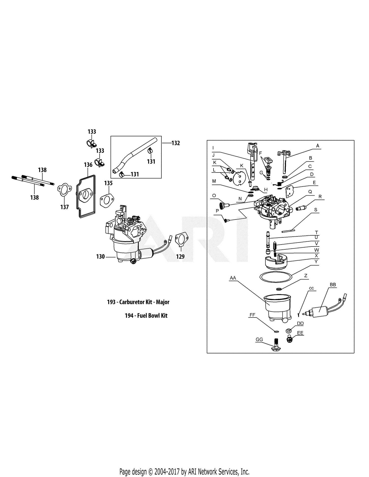 troy bilt tb30r parts diagram