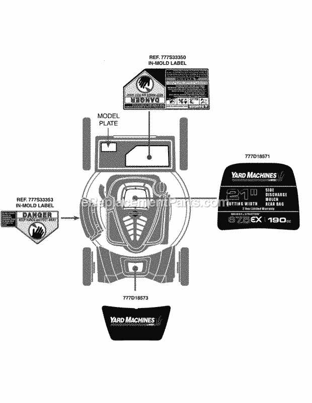 troy bilt tb360 parts diagram