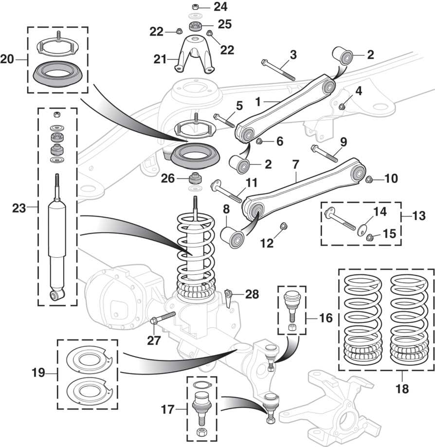 truck front end parts diagram