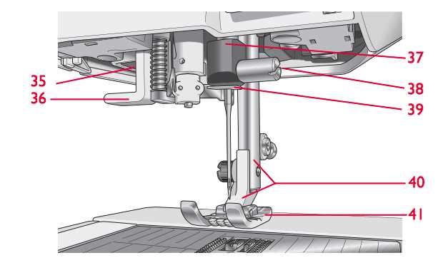 viking sewing machine parts diagram