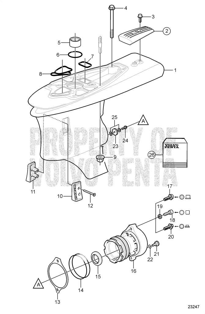 volvo penta 275 outdrive parts diagram