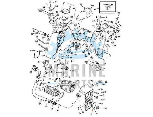 volvo penta sx m outdrive parts diagram