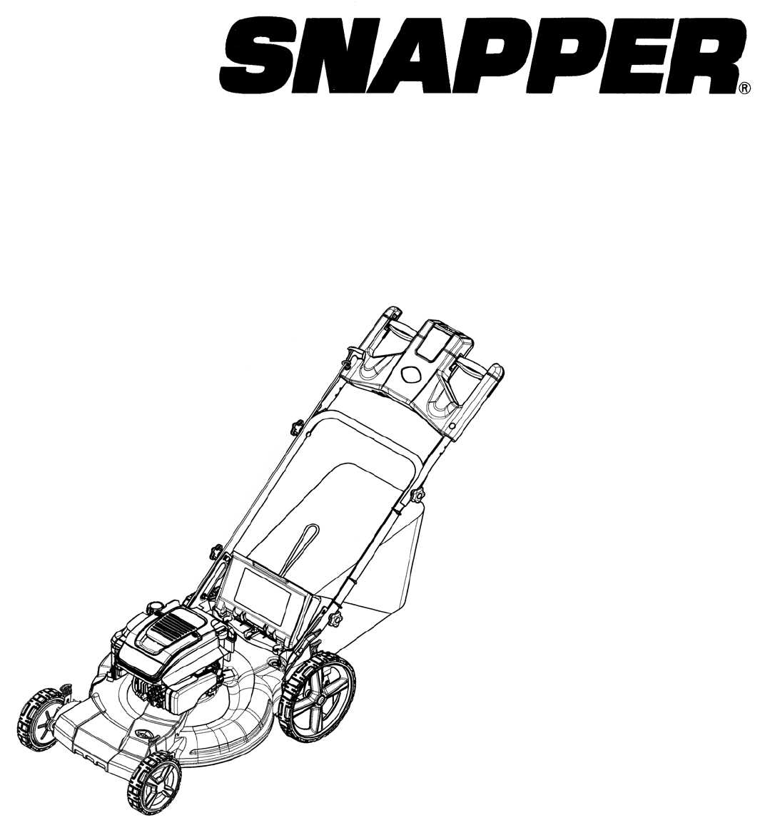 walk behind snapper self propelled lawn mower parts diagram