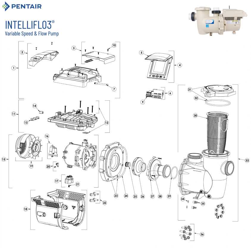 waterway pump parts diagram