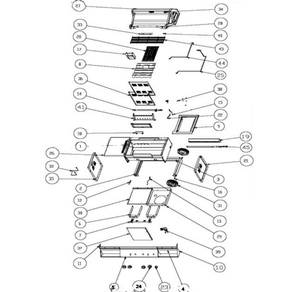 weber genesis s 330 parts diagram