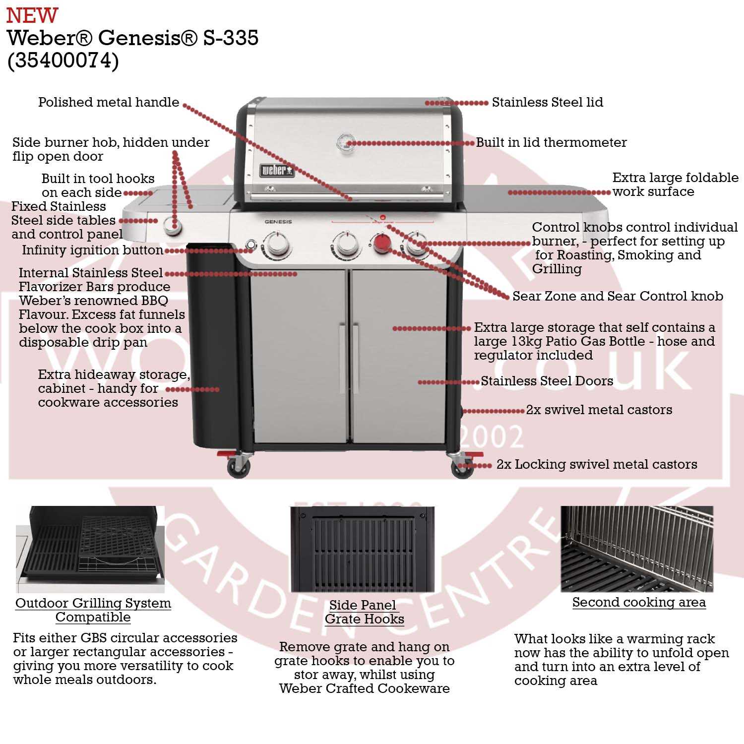 weber genesis s 330 parts diagram