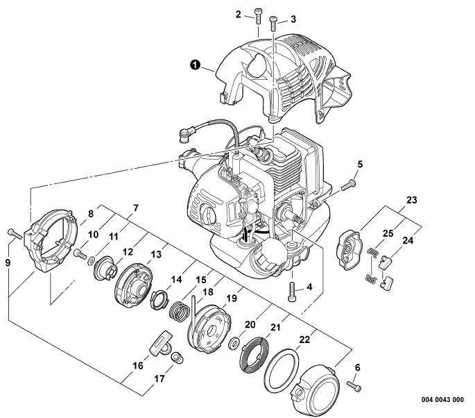 weed wacker parts diagram
