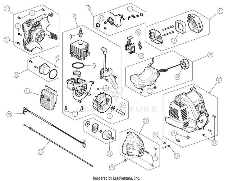 weed wacker parts diagram