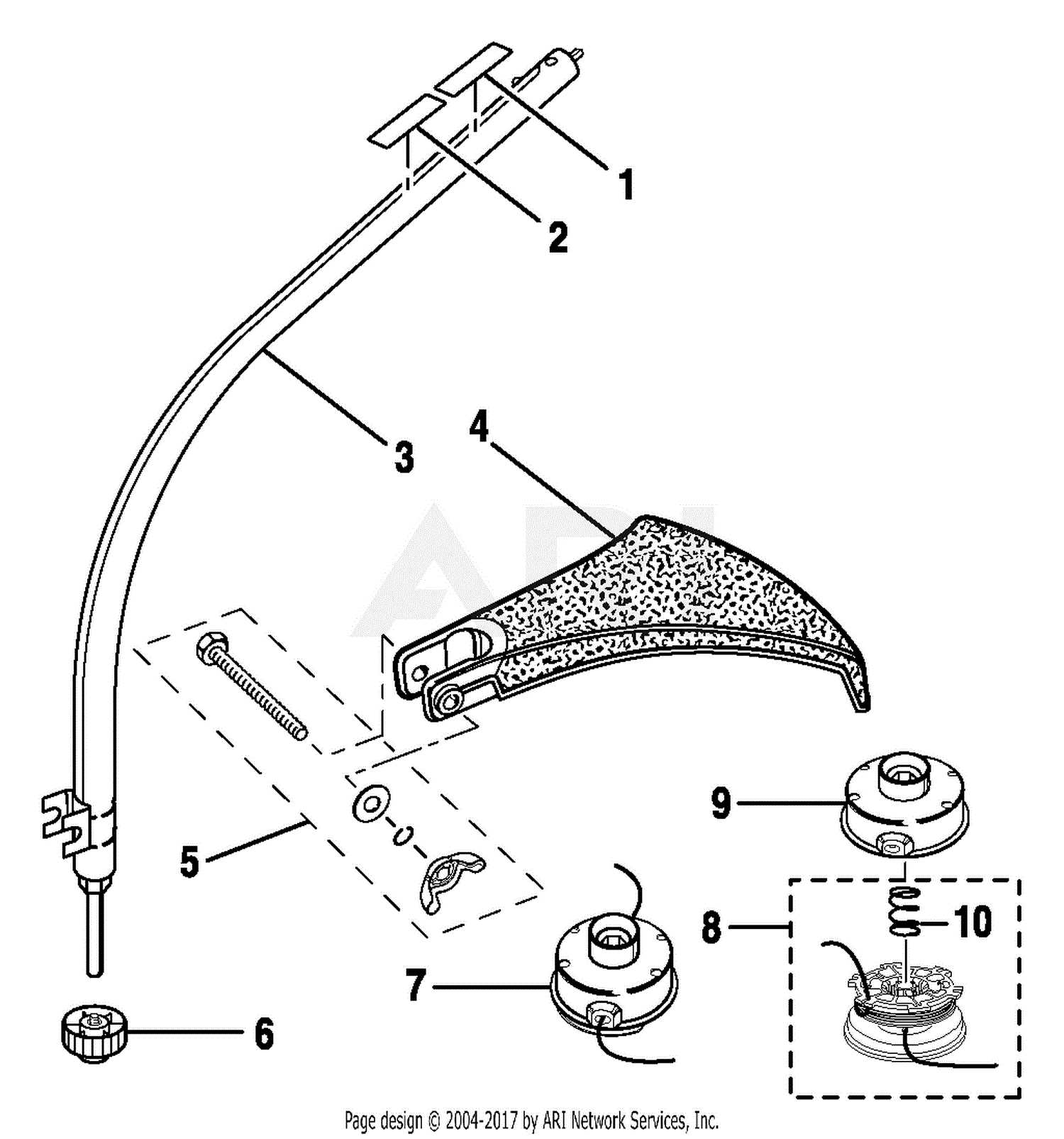 weedeater parts diagram