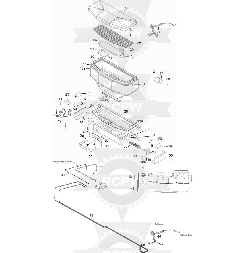 western tornado salt spreader parts diagram