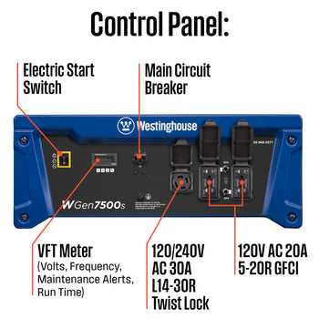 westinghouse generator parts diagram