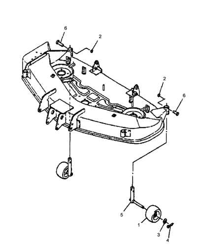 wheel horse mower deck parts diagram