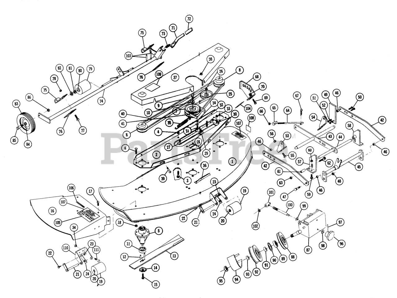 wheel horse parts diagram