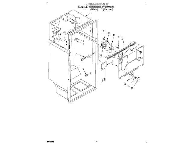 whirlpool refrigerator parts diagram