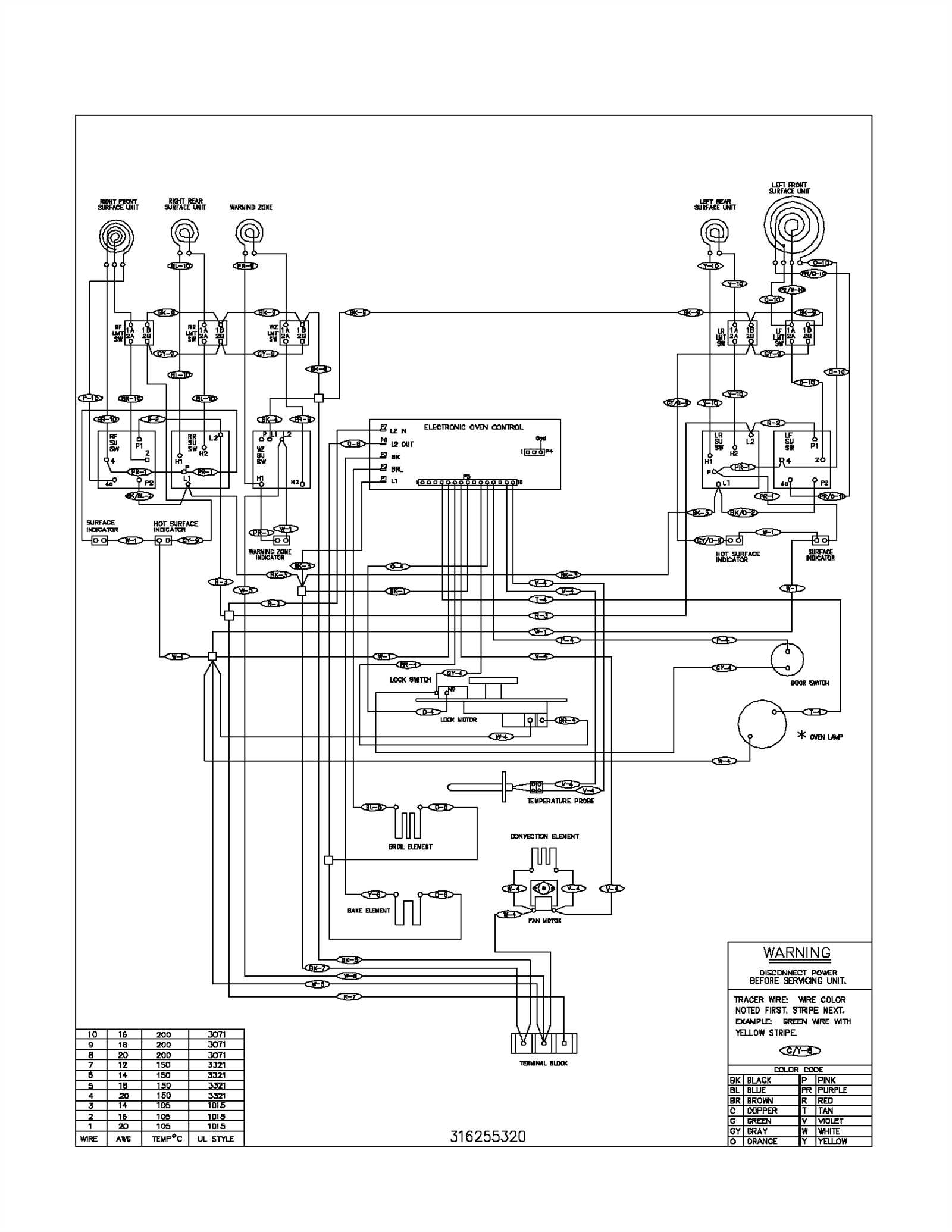 whirlpool stove parts diagram