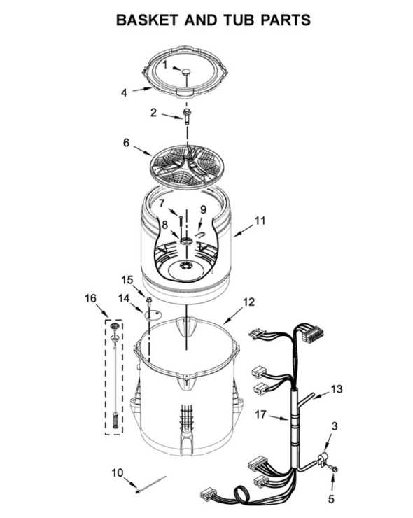 whirlpool washer parts diagram