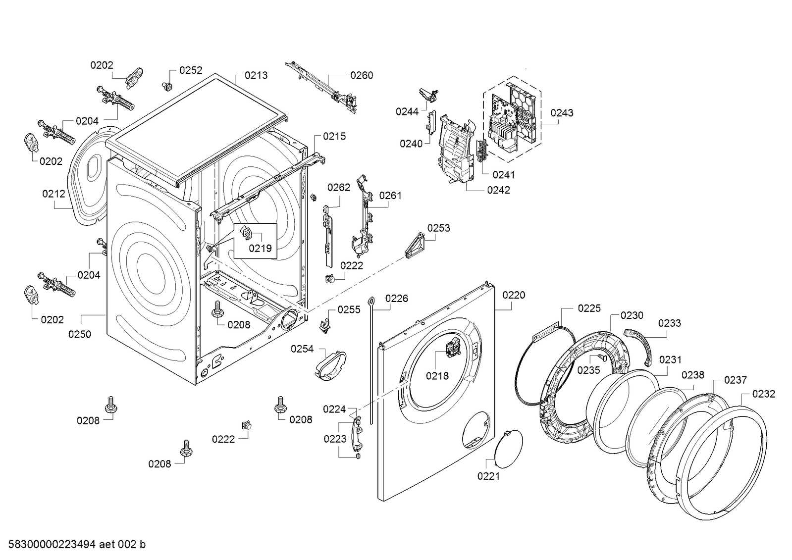 whirlpool washing machine parts diagram