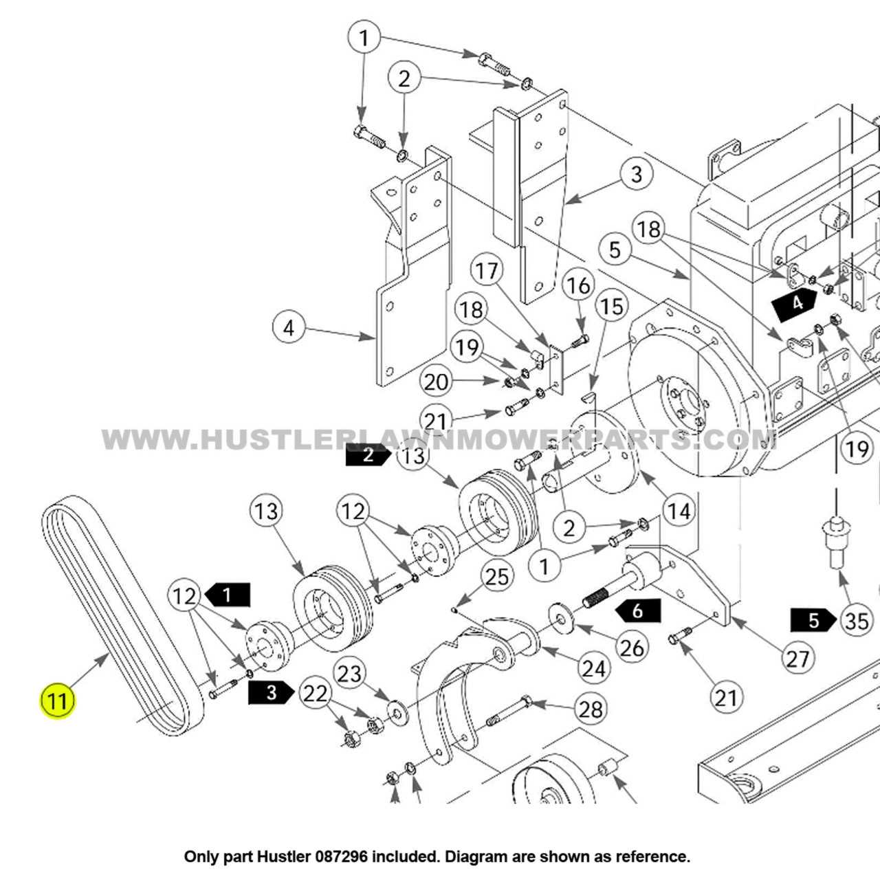 zero turn mower parts diagram