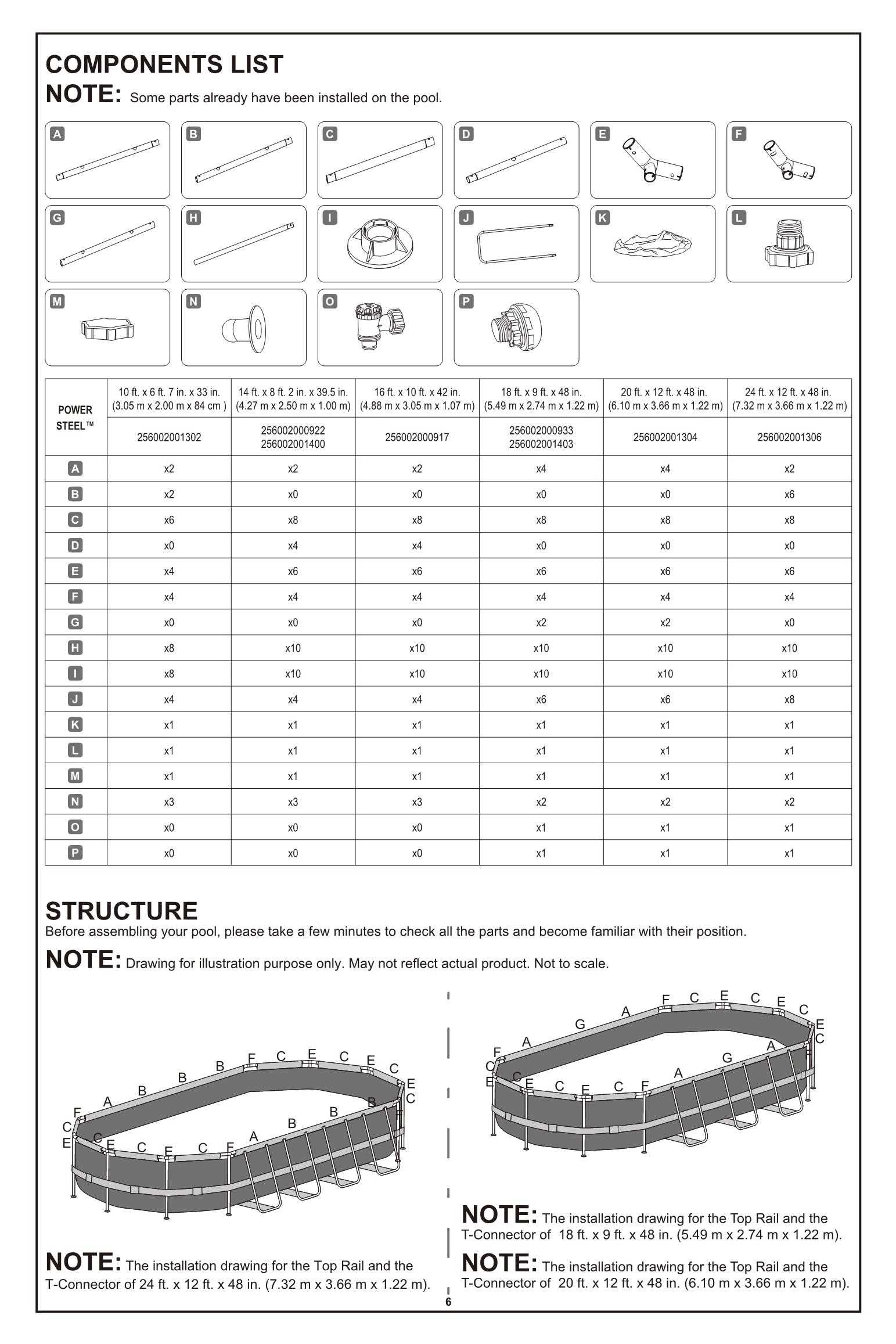 above ground pool parts diagram