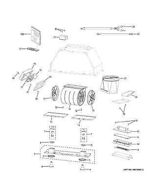 ge range parts diagram