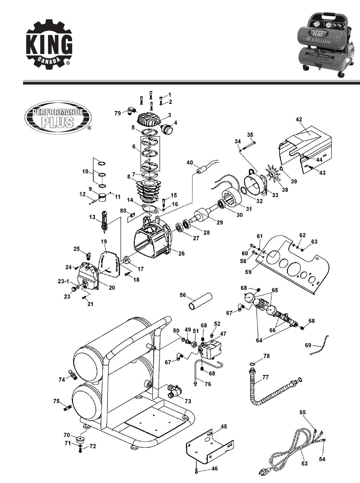 air compressor pressure switch parts diagram