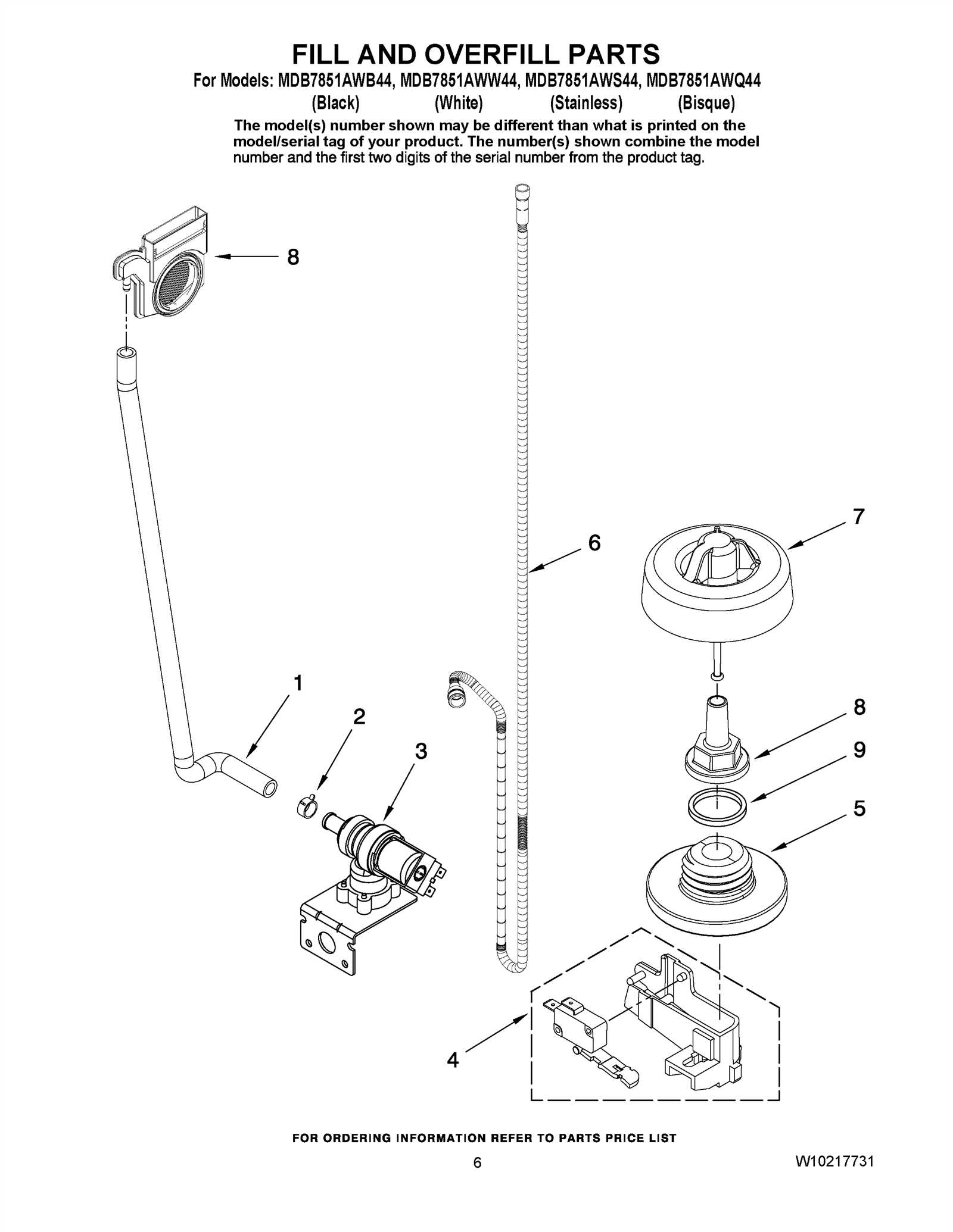 maytag dishwasher parts diagram