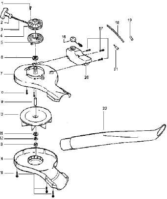 weed eater parts diagram