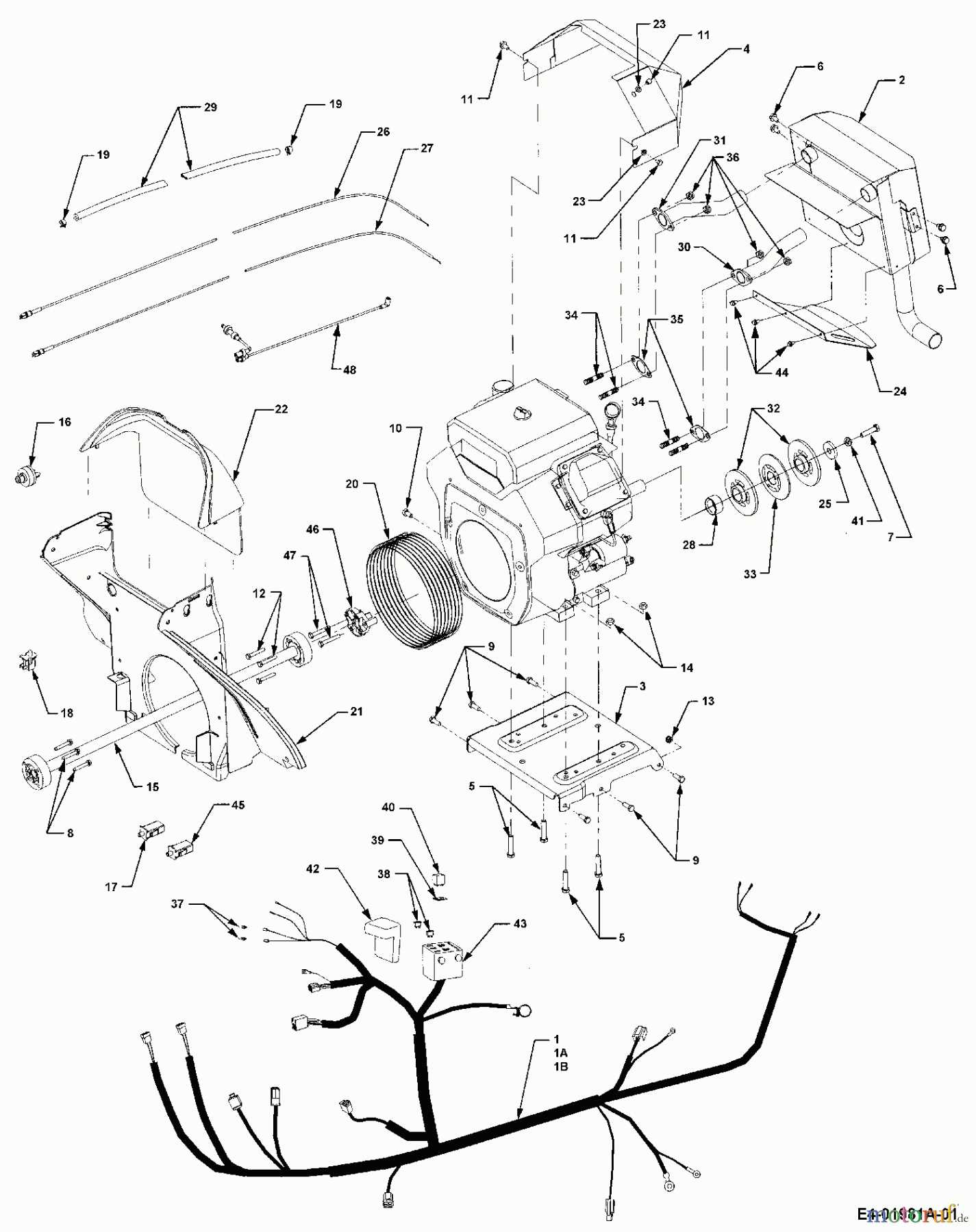 ariens 926le parts diagram