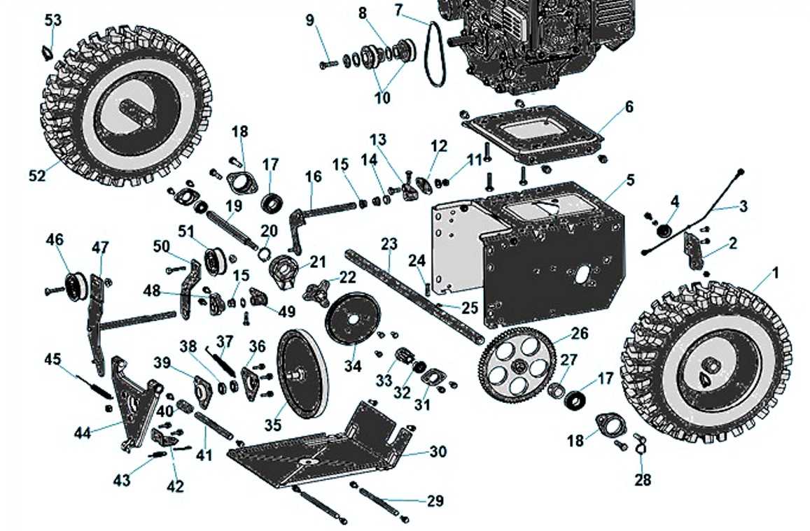 ariens deluxe 28 snowblower parts diagram