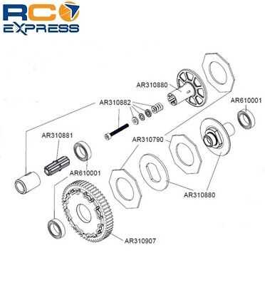 arrma big rock parts diagram