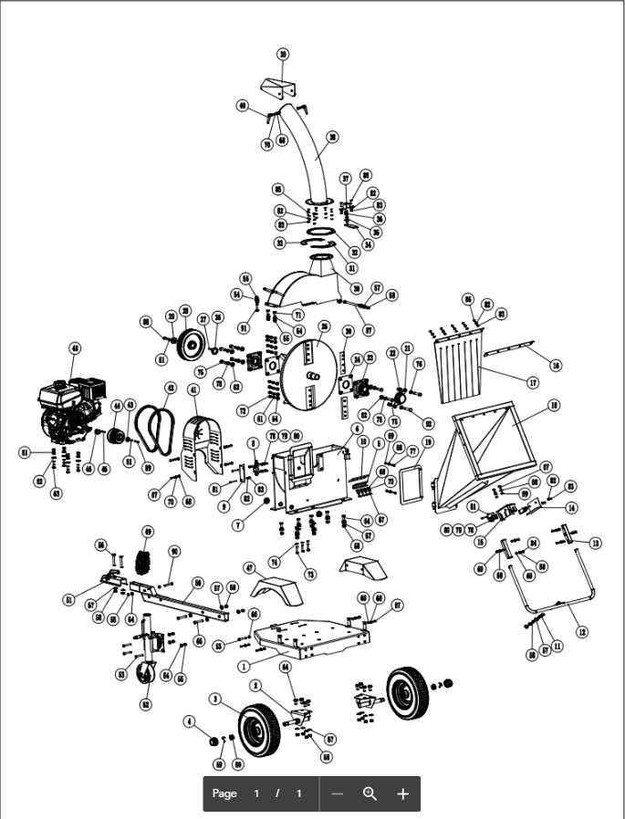 vermeer trencher parts diagram