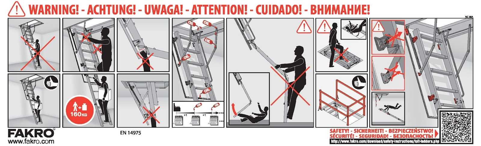 attic ladder parts diagram