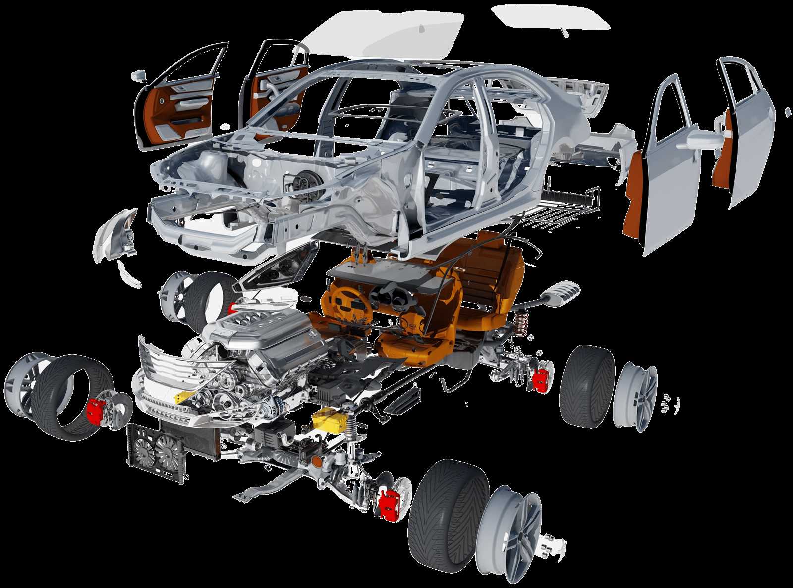 auto parts diagram