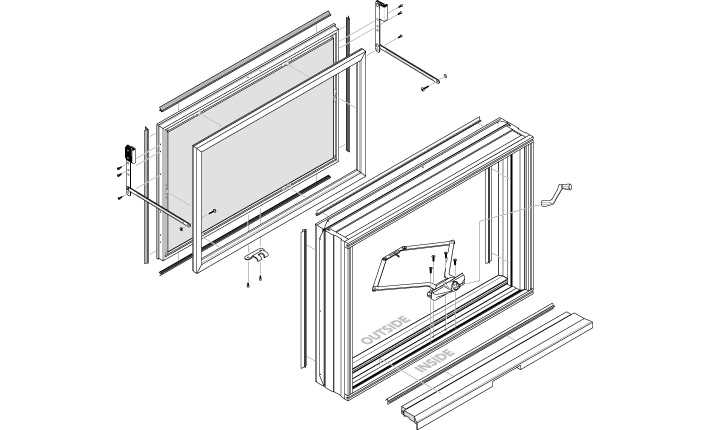 awning window parts diagram