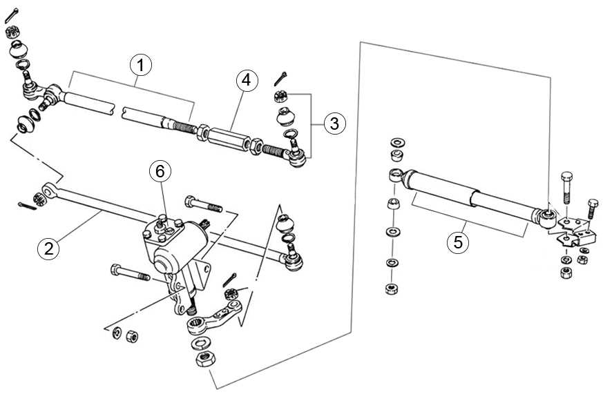 jeep steering parts diagram