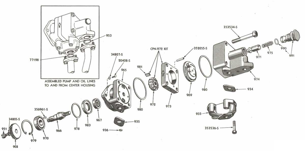 ford 2000 tractor parts diagram