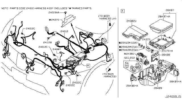 2015 nissan rogue parts diagram