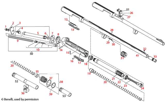 benelli super black eagle parts diagram