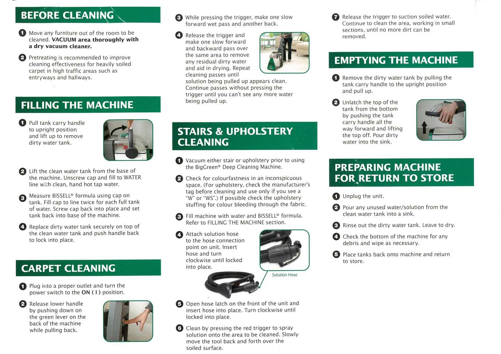 bissell big green machine parts diagram