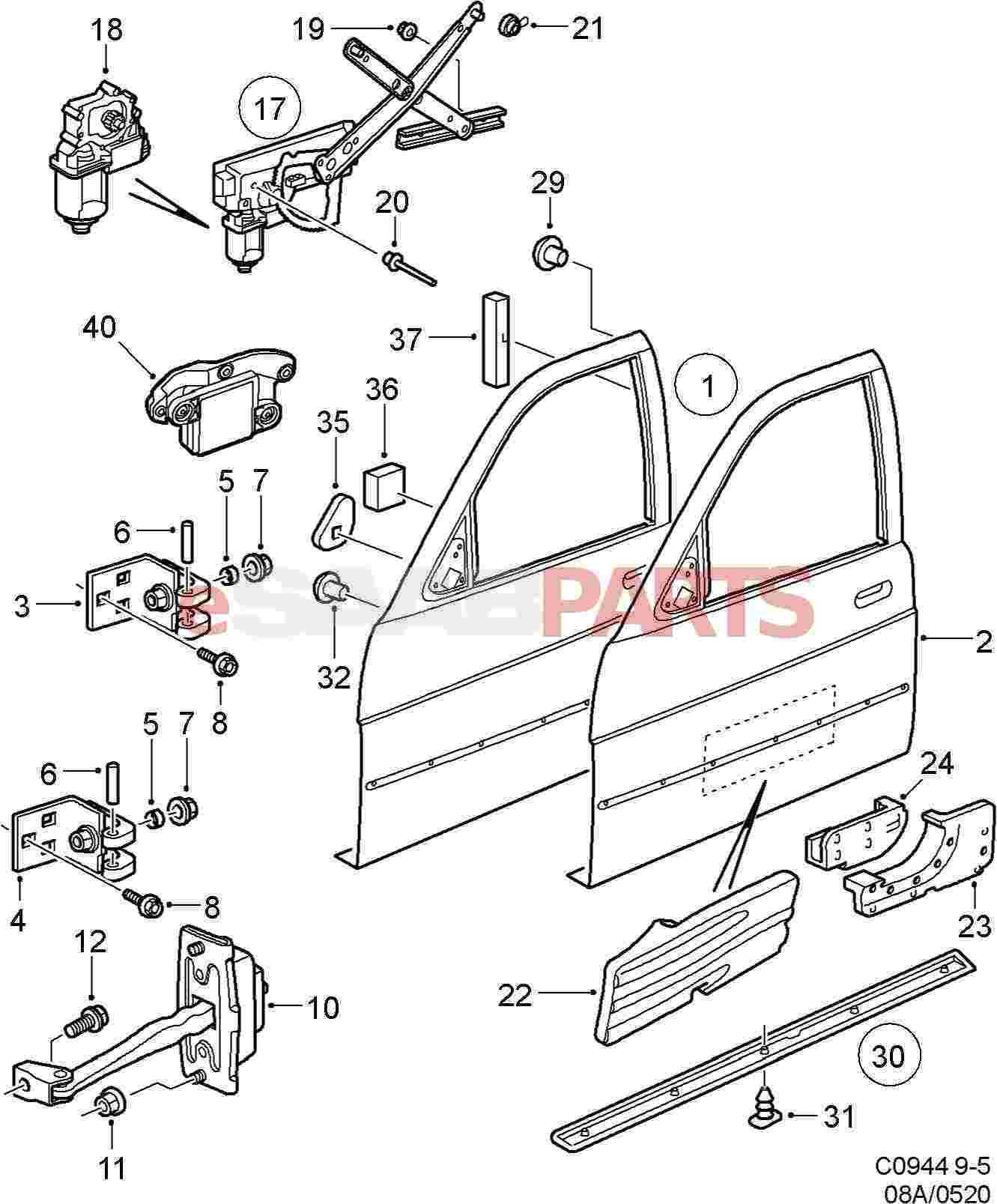 exterior car parts diagram