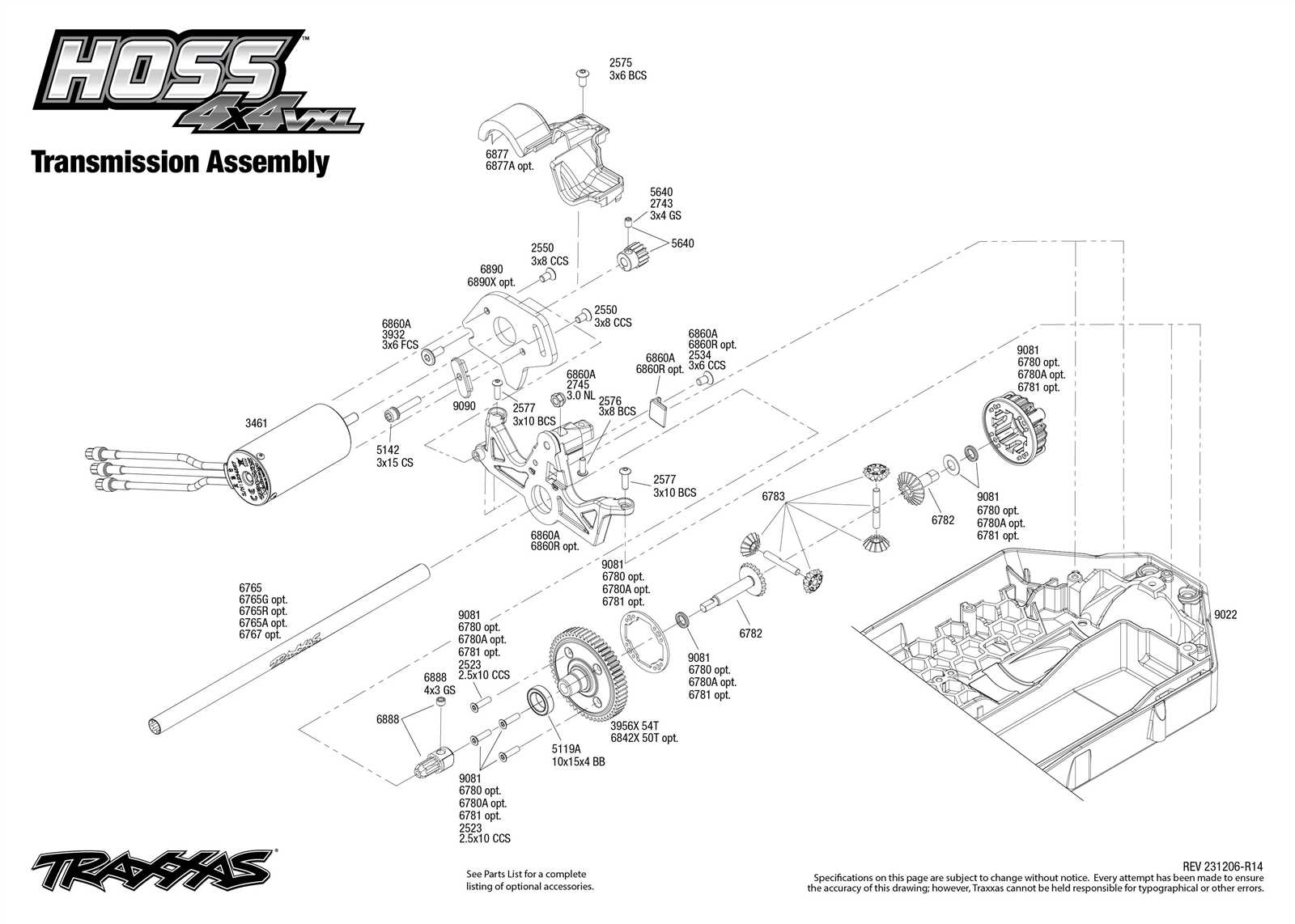 traxxas t maxx 3.3 parts diagram