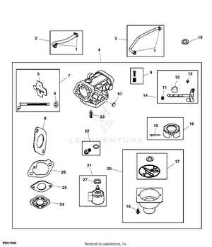 john deere l120 deck parts diagram